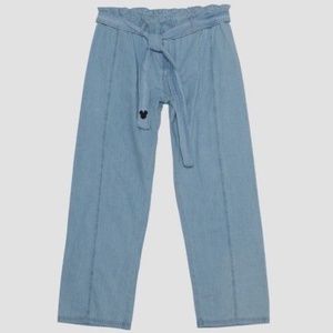 NEW Junk Food x Disney Mickey Mouse Chambray Pants